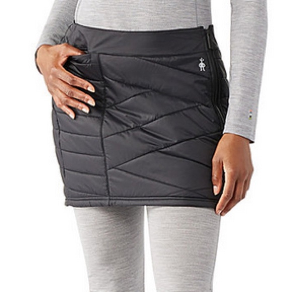 Smartwool Women's Black Smartloft Zip Skirt Mini Small